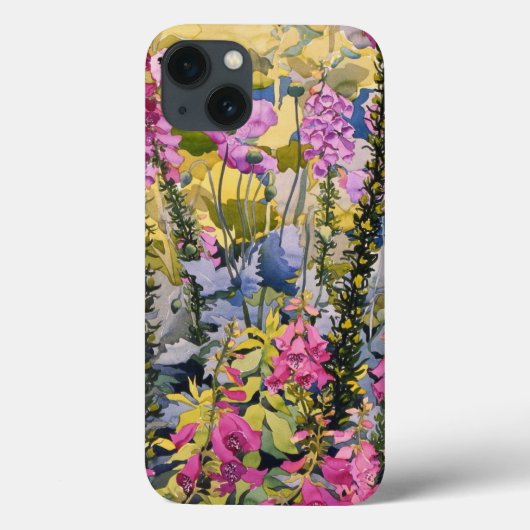 Foxglovesが付いている庭 Case-Mate iPhoneケース (裏面)