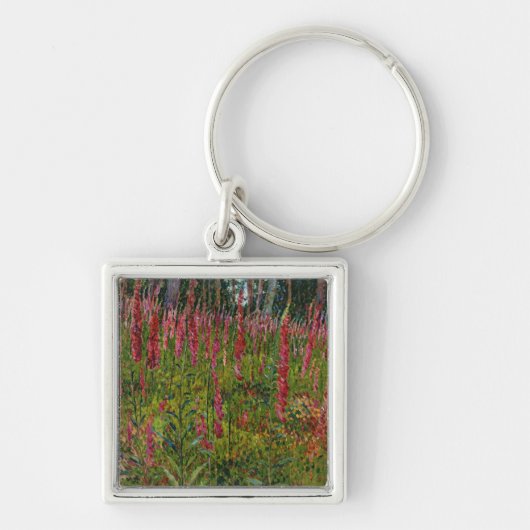 Foxgloves、c.1916 (キャンバスの油) キーホルダー (正面)