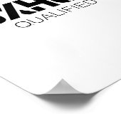 Foxhole Qualified Military Suprter And Lover Motiv ポスター (角)