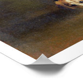 Foxhound on the Ounce, c.1760 (紙上の油) ポスター (角)