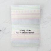 Foxi Moxiのイースター願い折り畳みカード シーズンカード (内部)