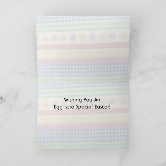 Foxi Moxiのイースター願い折り畳みカード シーズンカード (内部)