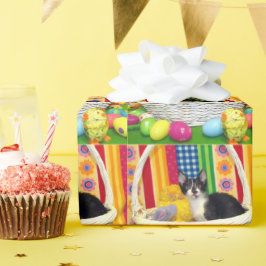 Foxi Moxi – 猫/キッテンイースターの願い ラッピングペーパー