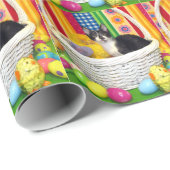 Foxi Moxi – 猫/キッテンイースターの願い ラッピングペーパー (ロールコーナー)