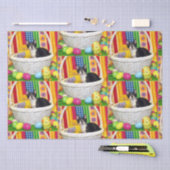 Foxi Moxi's Easter – ネコ/キッテンティッシュペーパー 薄葉紙 (クラフト)