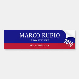 Foxrepublican Marcoルビオ バンパーステッカー