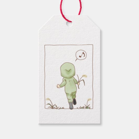 foxtailギフトラベルでスキップ ギフトタグ (正面)