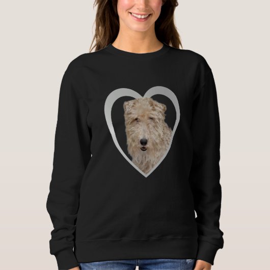 Foxterrier  Dog Heart   Drahthaar  Fox Terrier  2 スウェットシャツ (正面)