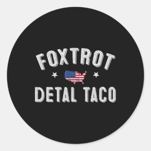 Foxtrotデルタコレジスト8647レッツタコメンズW ラウンドシール