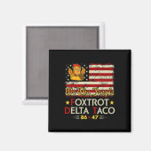Foxtrot Delta Taco 8647レッツタコ米国旗We T マグネット (正面/裏面)