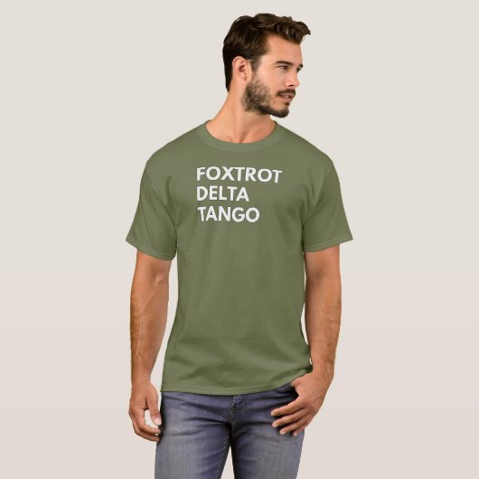FOXTROT DELTA TANGO FDT Tシャツ (正面フル)