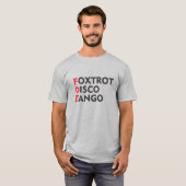 FOXTROT DISCO TANGO FDT Tシャツ (正面フル)