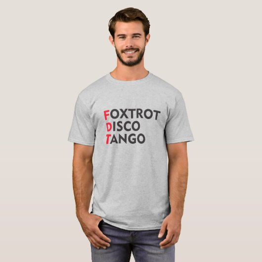 FOXTROT DISCO TANGO FDT Tシャツ (正面フル)