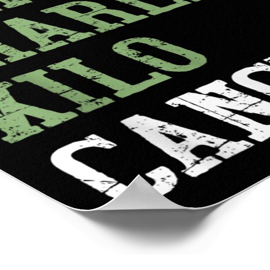 Foxtrot Uniform Charlie Kilo - For Lung Cancer Awa ポスター (角)