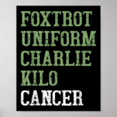 Foxtrot Uniform Charlie Kilo - For Lung Cancer Awa ポスター (正面)