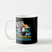 Foxtrots Delta Tangos Penguinが抗議 コーヒーマグカップ (左)
