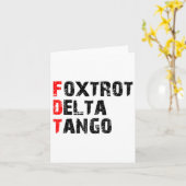 Foxtrots Deltas Tangosシール カード (黄色い花)