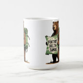 Foxtrots Deltas Tangos Resist Bear Funny Fdt Natio コーヒーマグカップ (中央)