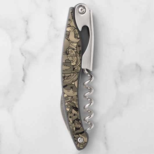 Foxyセピア調を取得する ソムリエナイフ (裏面)