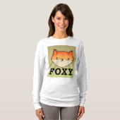 FOXYレディおもしろいズキツネTシャツ Tシャツ (正面フル)
