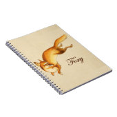 "Foxy" – キツネ日本ののヴィンテージスケッチ ノートブック (右側)