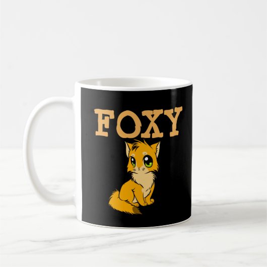 FOXY CATコーヒーマグカップfor Christmas コーヒーマグカップ (左)