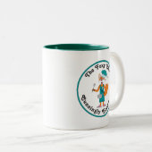 Foxy Chef - Cunningly Good Food logo mug ツートーンマグカップ (正面右)
