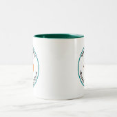Foxy Chef - Cunningly Good Food logo mug ツートーンマグカップ (中央)