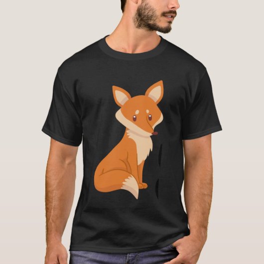 Foxy Cute Fox Women's Foxy Tシャツ (正面)