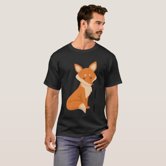 Foxy Cute Fox Women's Foxy Tシャツ (正面フル)