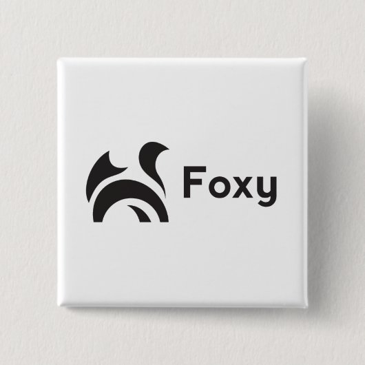 Foxy Design 缶バッジ (正面)