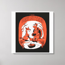 Foxy FItzroy onストレッチキャンバス