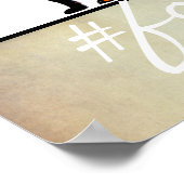 foxy foxポスター壁アートと文字 ポスター (角)