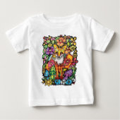 Foxy Fox ベビーTシャツ (正面)