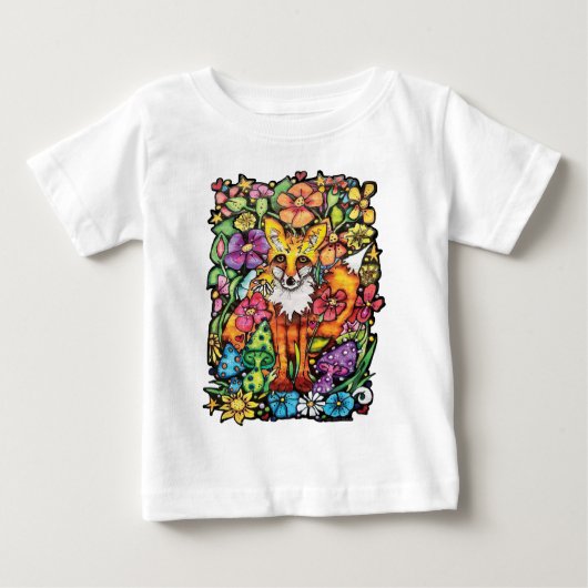Foxy Fox ベビーTシャツ (正面)