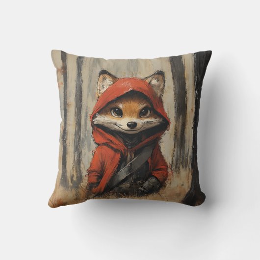 foxy fox le petit renard malin クッション (裏面)