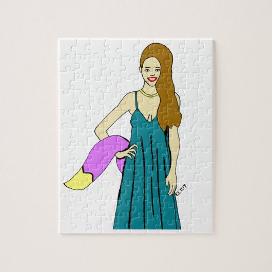 foxy girl ジグソーパズル (縦)