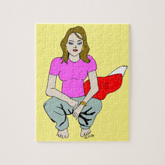 foxy girl  ジグソーパズル (縦)