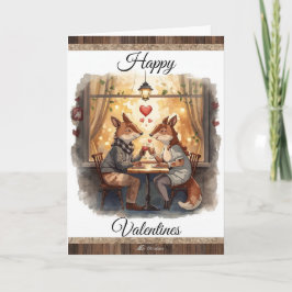 Foxy - Happy Valentines Card カード