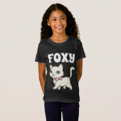 FOXY KITTEN CAT女性用Tシャツ Tシャツ (正面フル)