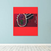 Foxy Ladybug Bride キャンバスプリント (インサイチュ (ウッドフロア))