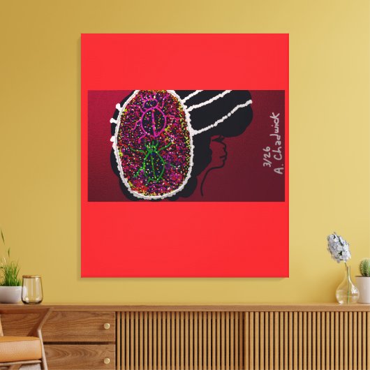 Foxy Ladybug Bride キャンバスプリント (インサイチュ (リビング))