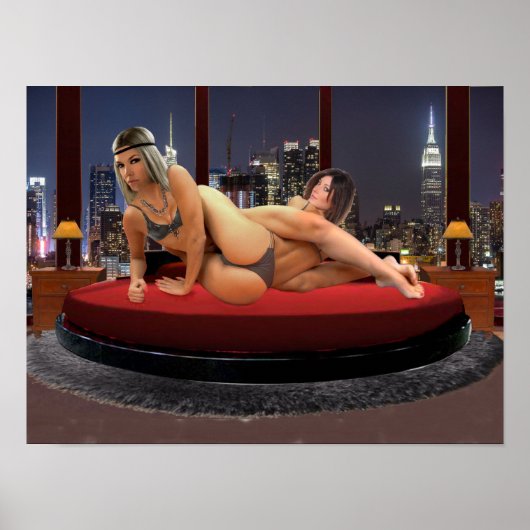 Foxy Penthouse Wrestling ポスター (正面)