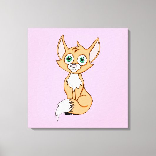 Foxy Roxy 24 x 24 キャンバスプリント (正面)