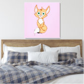 Foxy Roxy 24 x 24 キャンバスプリント (インサイチュ (寝室))