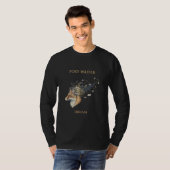Foxy Writer Celestial Dream | 幻想的な狐と羽根ペン Tシャツ (正面フル)