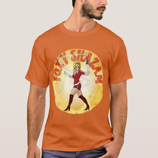Foy Shazam 1960s Retro Image Tシャツ (正面)