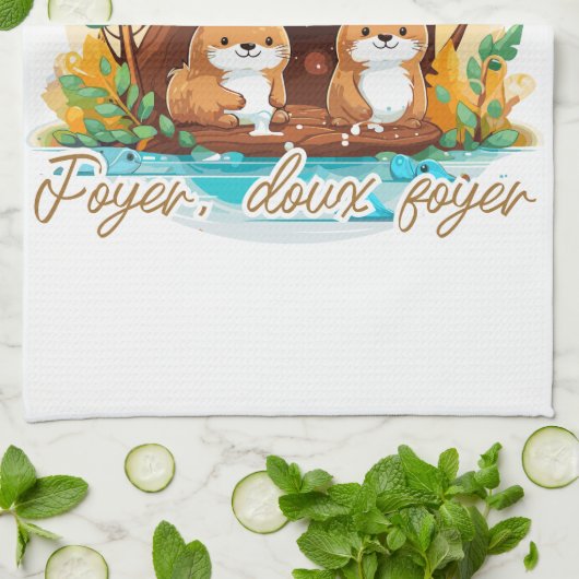 Foyer, doux foyer キッチンタオル (折り畳み)