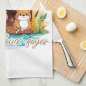 Foyer, doux foyer キッチンタオル (四つ折り)