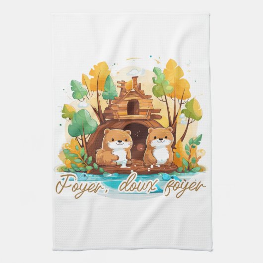Foyer, doux foyer キッチンタオル (縦)
